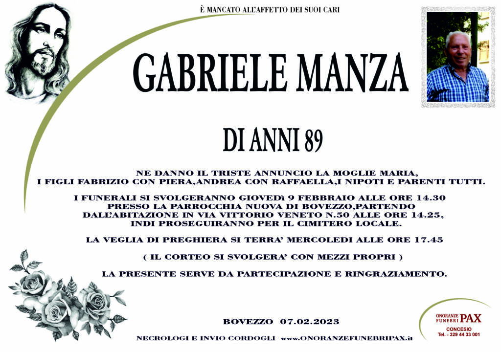 GABRIELE MANZA MANIFESTO SITO